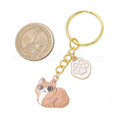 Брелки из сплава эмали&nbsp;KEYC-JKC01324-1