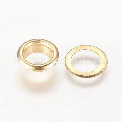 Кольцо латунных проушин&nbsp;LS-KK-WH0004-05G-10mm-1