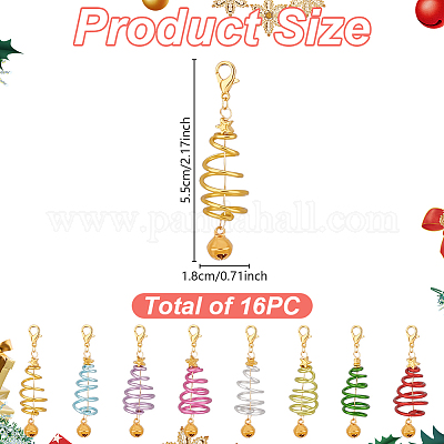 Украшение подвески из алюминиевой проволоки и сплава HJEW-GO00041-1