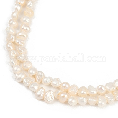 Нити из натурального культивированного пресноводного жемчуга PEAR-P064-19G-05A-01-1