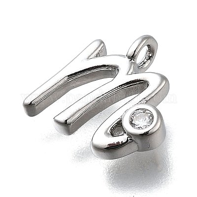 Латунные микро проложить кубического циркония подвески KK-B132-12P-M-1