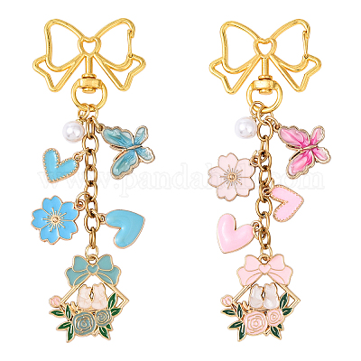 Подвеска в виде банта&nbsp;HJEW-YW00148-01-1