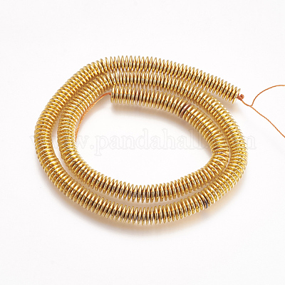 Гальванизировать немагнитных синтетический гематит бисер пряди G-K239-05B-1