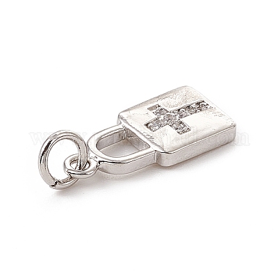 Латунные микро проложить кубического циркония подвески ZIRC-F132-45P-1