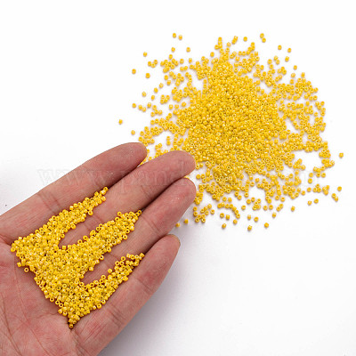 Цилиндрические бусины из матового стекла SEED-S047-O-002-1