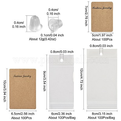 200 шт. 2 стиля прямоугольные картонные бумажные карточки для демонстрации сережек CDIS-FS0001-28-1