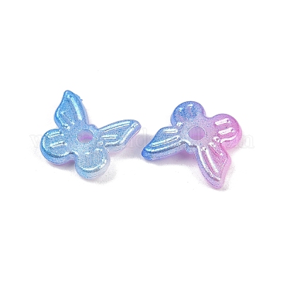 Перламутровые бусины из пластика ABS с имитацией жемчуга KY-P021-04B-07-1