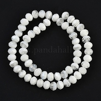 Бусы лэмпворк ручной работы LAMP-T007-13G-1