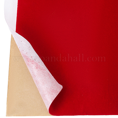 1шт флокированная ткань самоклеящаяся ткань DIY-CY0001-88E-1