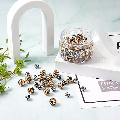 100 шт. 2 печатных узора из натурального дерева WOOD-BY0001-01-1