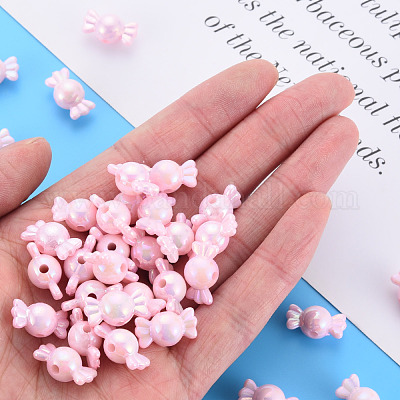 Непрозрачные акриловые бусины MACR-S153-83-I02-1