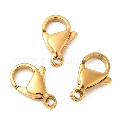 Ионное покрытие (ip) застежки-лобстеры из нержавеющей стали 304 STAS-AB12-G-01-1