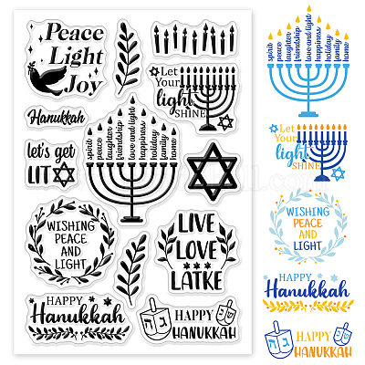 Прозрачные штампы из ПВХ с летней тематикой DIY-WH0631-0479-1