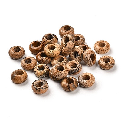 Естественного изображения яшмы Европейский бисером G-R488-02A-1