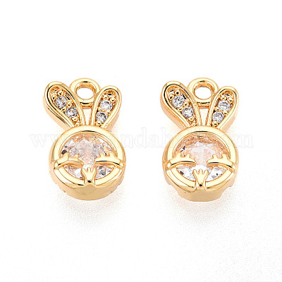 Латунные микро проложить кубического циркония подвески KK-N263-61G-1