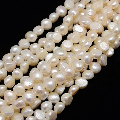 Нити из натурального культивированного пресноводного жемчуга PEAR-L001-A-01-1