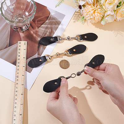 6 пара пряжек из искусственной кожи двух цветов FIND-MA0001-13-1