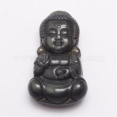 Подвески из натурального льда радуги обсидиана&nbsp;G-A169-053-1