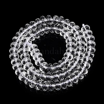 Прозрачные стеклянные бусины&nbsp;X-GLAA-N001-61B-1