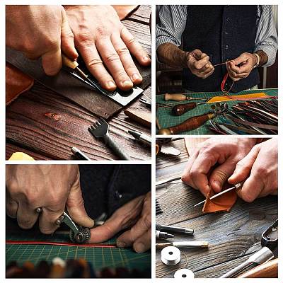 2 м плоский двусторонний ремешок из искусственной кожи с рисунком личи LC-WH0010-01A-03-1