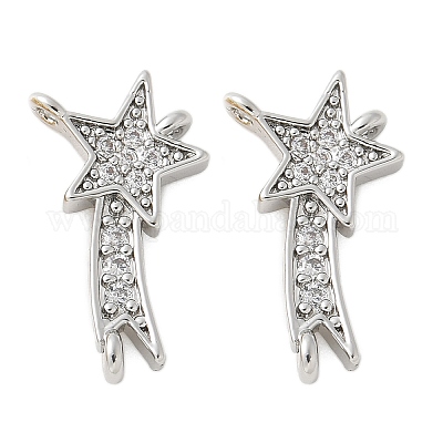 Латунные микро проложить кубического циркония подвески KK-U056-57P-1