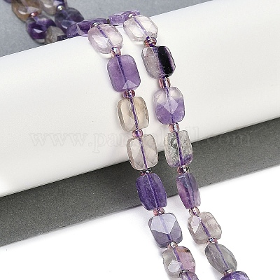 Природных красочные флюорита бисер нитей G-G182-E01-01-1