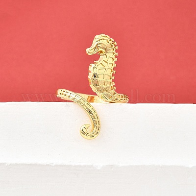 Латунные манжеты для женщин RJEW-F184-08I-G-1