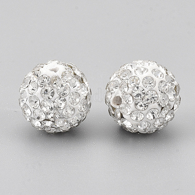 Ручной полимерной глины шариков Rhinestone X-RB-S250-12mm-A14-1