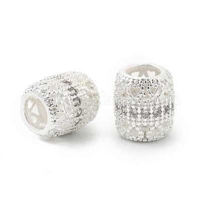 Латунные микро проложить Цирконий Европейский бисером KK-P297-05S-01-1