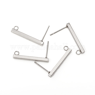 Фурнитура для сережек-гвоздиков из нержавеющей стали марки 304 X-STAS-G224-21P-01-1