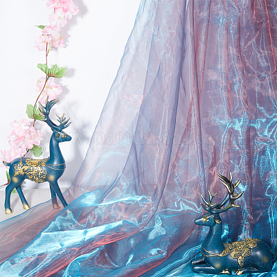 Ткань из полиэстера и органзы DIY-WH0003-138C-1