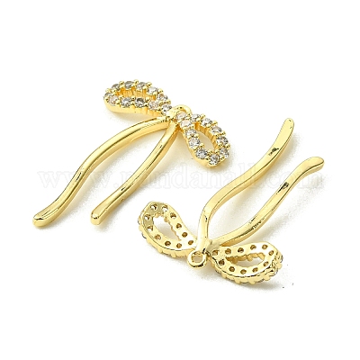 Латунные микро проложить кубического циркония подвески FIND-Z035-05G-1