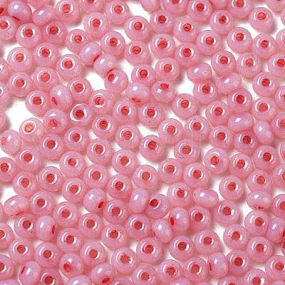 Стеклянные бусины с имитацией нефрита SEED-Z001-A-A12-1