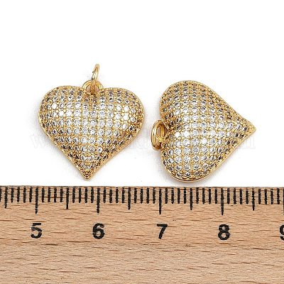 Латунные микро проложить кубического циркония подвески ZIRC-I367-06G-01-1