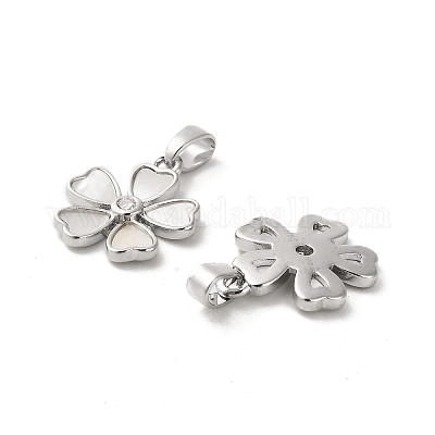 Латунные подвески из ракушек KK-P260-16P-1