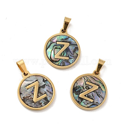 Вакуумное покрытие pvd нержавеющая сталь 304 с подвесками из ракушек пауа STAS-G268-02-G-1