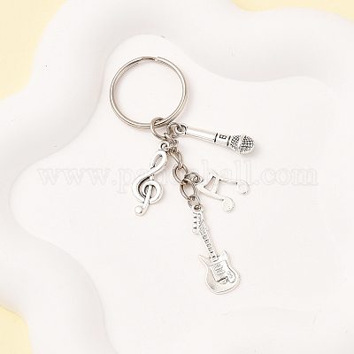 Брелок из сплава с музыкальной тематикой KEYC-FS00029-03-1