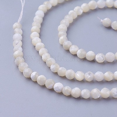 Нити бусин из ракушек&nbsp;G-F619-27-3mm-1