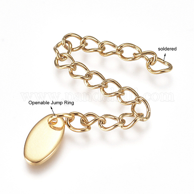 Вакуумное покрытие pvd удлинитель цепи из нержавеющей стали 304 STAS-G221-23G-1