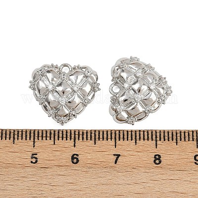 Латунные микро проложить кубического циркония подвески KK-H081-03P-1