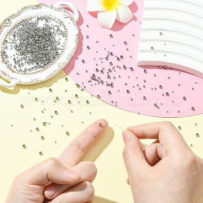 1256 шт. обжимные бусины из нержавеющей стали STAS-CJ0002-89-1