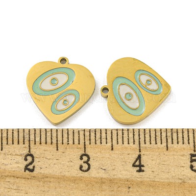 Эмалевые подвески из хирургической нержавеющей стали 316 STAS-M073-24G-1