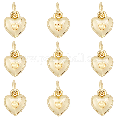 10шт латунные подвески&nbsp;KK-BBC0022-99C-1