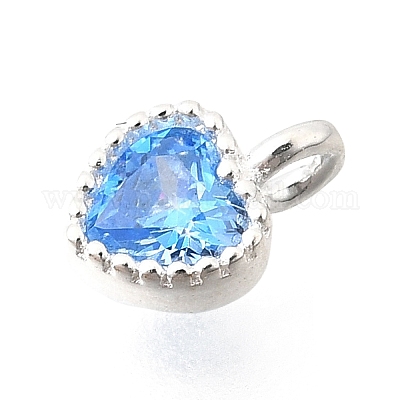 925 подвеска из стерлингового серебра с кубическим цирконием STER-Q005-01A-D-1