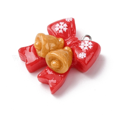 Рождественские подвески из непрозрачной смолы RESI-A049-05C-1