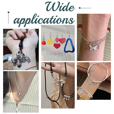 220 шт. 925 открытых кольца из стерлингового серебра STER-PH0001-49-1