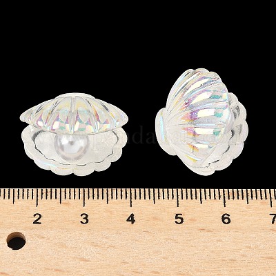 Кабошоны из прозрачной смолы с уф-покрытием на тему океана CRES-D306-01B-1