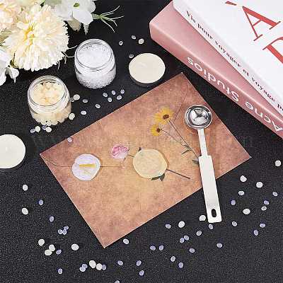 2 коробка овальных восковых гранул 2 цветов DIY-CP0007-63-1