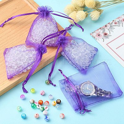 Мешочки из органзы для хранения украшений OP-YW0001-01B-04-1