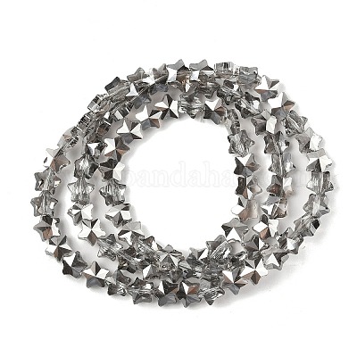 Гальванизируйте прозрачное стекло бисер нитей EGLA-U004-03A-PL02-1